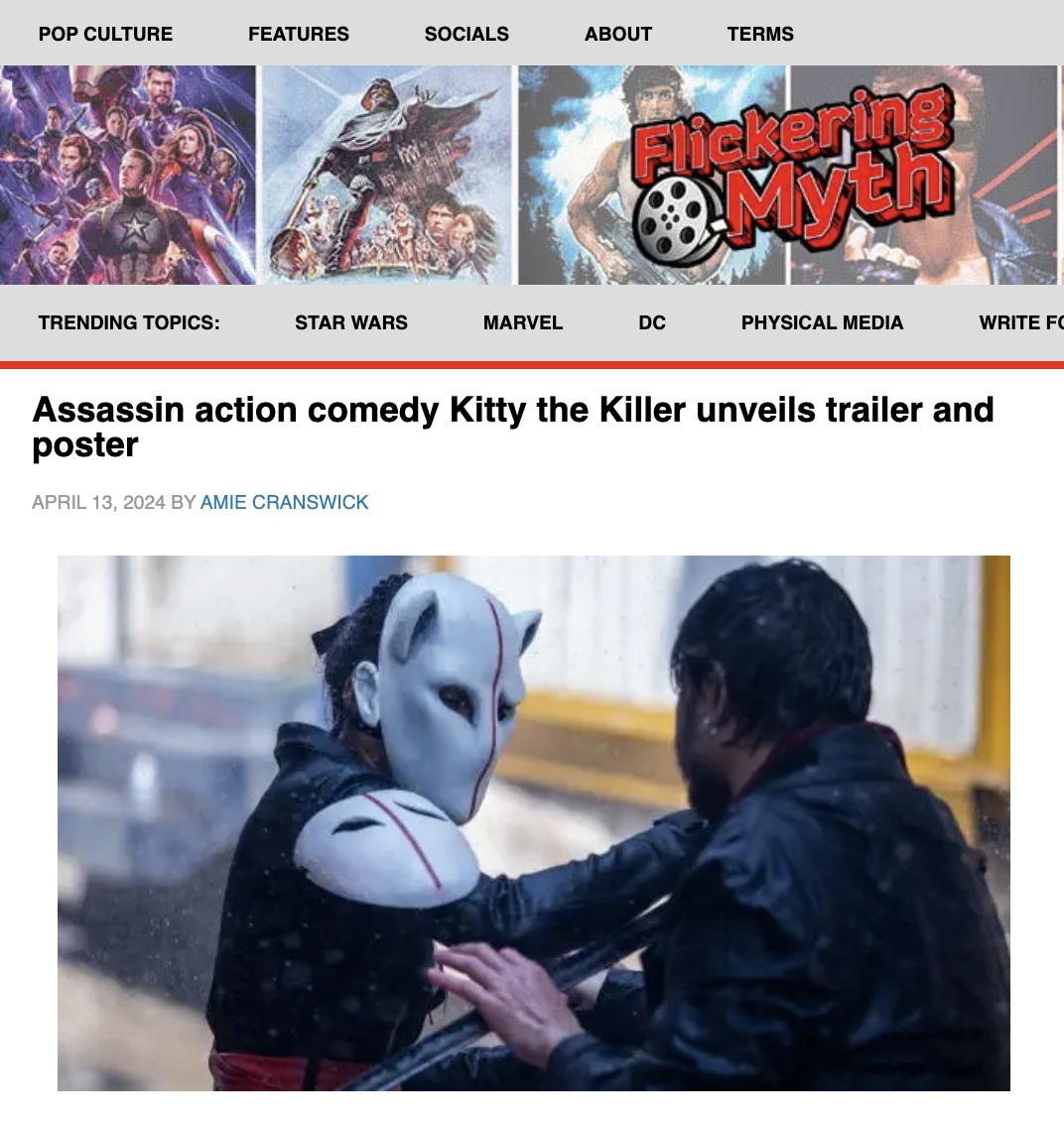 Assassin action comedy Kitty the Killer unveils trailer and poster